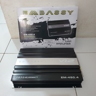 POWER AMPLIFIER EMBASSY EM-450.4 V12 4 CHANNEL 40000 WATTS - YUNIC STORE01