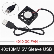 5V USB Connector 4010 fan 40MM 4CM 40*40*10mm PC Fan CoolerHeatsink Exhaust CPU Cooling Fan Replacem