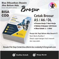 Print A5 A6 DL Full Color Brochures | Art Paper 120gsm | Custom Promotional Flyer Design