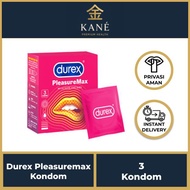 Kondom Durex Pleasuremax isi 3 Pcs