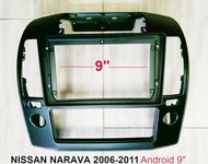 หน้ากากวิทยุNISSAN NAVARA ปี2006-2011สำหรับเปลี่ยนจอ Android 9"