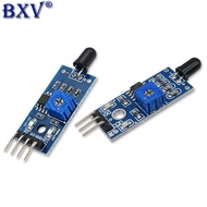 10PCS IR Infrared 3 Wire 4 Wire  Flame Detection Sensor Module IR Flame Detector Smartsense Board
