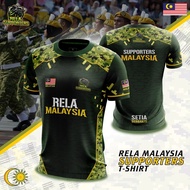 RELA MALAYSIA POLO SHIRT SUPPORTERS 3D PRINT T-Shirt Muslim Can Be Customized 46e 7e6