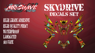 Skydrive Samurai Decals Set (Red)