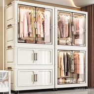Thick Wardrobe Baby Locking Storage Cabinet Storage Box Small Wardrobe Household Snacks Clothes Baby