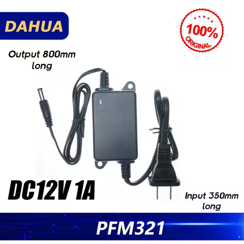Dahua DH-PFM321 12V 1A Power Adapter With indicator light working Accurate overcurrent, overvoltage 