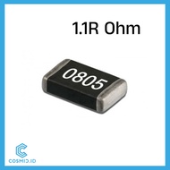 Resistor 1.1 Ohm R 1.1Ohm 1R1 0805 SMD SMT SMD0805
