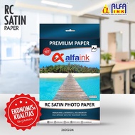 Alfaink RC Satin Photo Paper A4 260gsm, Photo Paper