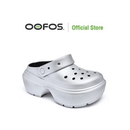 👨รองเท้าแตะ (OOFOS) Oomega ooahh luxe latte รองเท้าเพื่อการฟื้นฟู- OF0933