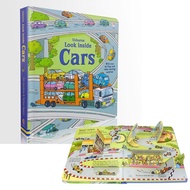 หนังสือเด็ก Usborne หนังสือ Look Inside Cars Children Activity Book Board Book for Kids Toddler Baby Children Book Bedtime Reading Story Book English Learning Educational Books หนังสือเด็กภาษาอังกฤษ ภาพสามมิติ หนังสือเด็ก