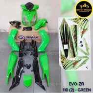 [FREE STICKER] ORIGINAL DEMAK EVO ZR 110 (2) - GREEN COVER SET