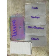 A6 Personalized Holographic Planner / Budget Planner