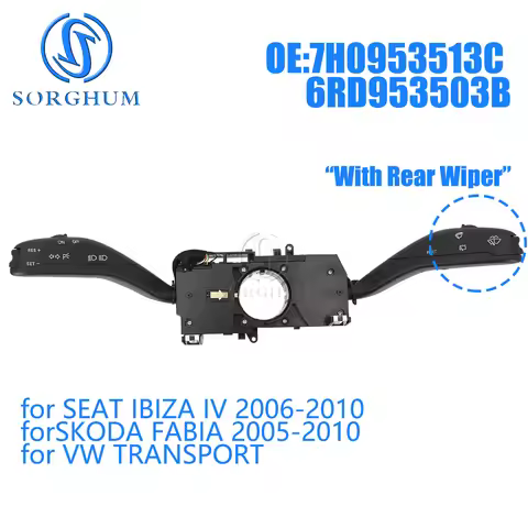 SORGHUM 6RD953503B 7H0953513C Combination Switch Turn Signal Wiper Control Switch For SEAT IBIZA IV 