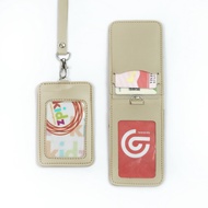 Synthetic Leather Holder 7 ID CARD Slots NAME Holder TAG Lanyard Card Holder ID Card Holder