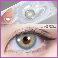 ☫ ◨ ✆ EYESHARE Love Color Contact Lenses Heart Shaped Doll Eye Contact Lenses Blue Contact Lens yea