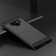 Samsung Galaxy Note 9เคส SamsungNote9คาร์บอนไฟเบอร์ TPU ซิลิโคนนิ่มฝาหลังเกราะเคสโทรศัพท์