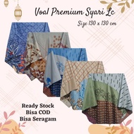 ^^ SEGIEMPAT VOAL SYARI Premium Size 130 x 130 cm MOTIF JILBAB