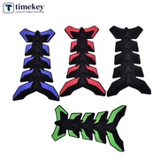 TKEY 3D Rubber Motorcycle Gel Gas Oil Fuel Tank Pad Decal Sticker O8T7