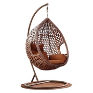 HY-# Hanging Basket Rattan Chair Wholesale Magic Leaf Rattan Hanging Chair Courtyard Home Hammock Outdoor to Swing Indoo