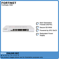 Fortinet FortiGate-100E / FG-100E Next Generation Firewall Hardware Appliance Only