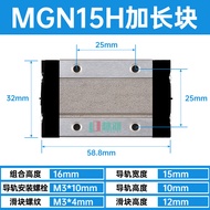 Vòng Bi Dẫn Động Thẳng Mini MGN12H MGW9H 7C 15C 7H 9BS Bằng Thép Không Gỉ Mạ Kẽm Sản Xuất Trong Nước