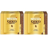 [Direct from Japan]Nescafe Gold Blend Sticks Black 34P x 2