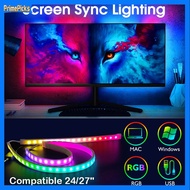Computer Monitor Screen Ambient Backlight For 24-34 Inch Color Real-Time Sync LED Strip Light Game