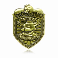 Shehave Alloy Five Nights at Freddy´s FNAF Fazbear Security Badge Pin