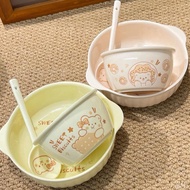 Sét bát xinh 3 món ( 2 bát 1 thìa ) hoạ tiết dễ thương