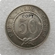 1900-H,1906-H Sarawak 50 Cents