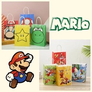 New Super Mario Cartoon Gift Bag Handbag Thickened Paper Bag Birthday Party Gift Upgrade Packaging Bag