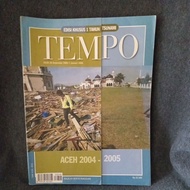 TEMPO MAGAZINE SPECIAL EDITION 1 YEAR TSUNAMI ACEH 2004 - 2005 - EDITION 26 DECEMBER 2005 - JANUARY 
