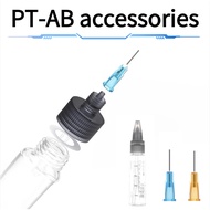 DSPIAE 0.3mm 0.5mm PT-AB Wash-Free Airbrush Specialized Spray Needle 50ml Paint Mixing Bottle Wash-F