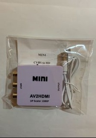 全新AV（3色線）轉 HDMI 轉換器