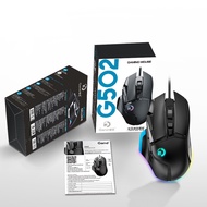 GPW รุ่นแรกสาย Quanluo เทคโนโลยี G502เมาส์ RGB ลีกของตำนานอินเตอร์เน็ตคาเฟ่การกินไก่ตลอดไปโดยไม่ต้อง