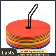 10Pcs Soccer Flat Cones Marker Disc Marker Disc  Marker Disc Basketball Sports Speed Agility Trainin