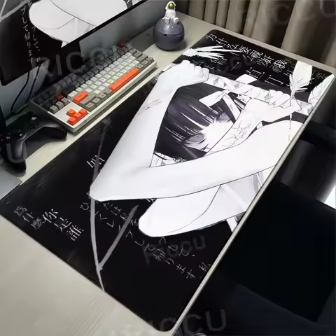 Art Anime Girl Mouse Pad Creative Esport Anti slip Desk Mat Office Computer Keyboard Mousepad Large 