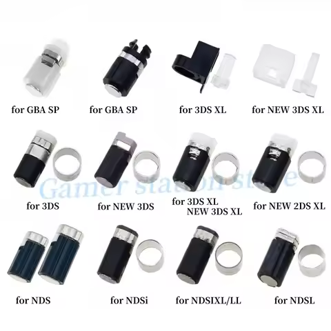 1-10Set Hinge Axle Shell Repair Parts For Nintendo NDS NDSL NDSi LL XL GBA SP For 3DS New 3DS LL XL 