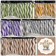 BROMLEY Kitchen Sink Curtain Geena Fabric | Standard Size 60x30 inches | Suutan Printed Design