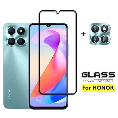 Full Cover Glass For Honor X6a Tempered Glass For Honor X6a Screen Protector Phone Lens Film For Hon
