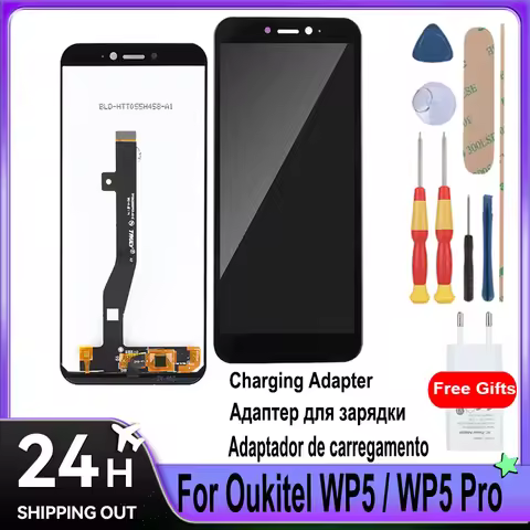 For Oukitel WP5 WP5 Pro LCD Display + Touch Screen Selectable Charger 5.0V-1.2A 6.0W Tool