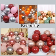 12-Inch Latex Balloon Package 30-Pack Matte Chrome Balloon Combination