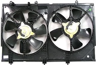 Agility Auto Parts 6026120 Dual Radiator and Condenser Fan Assembly for 2003-2006 Mitsubishi-Outlander