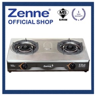 Zenne 5.3kw Double Twister Burner Gas Stove KTM401S KTM401