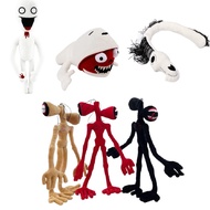 Siren Head Plush Toy White Black Red Stuffed Doll SCP 096 Plush Toy Horror Character