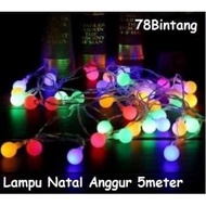 78 5 meter LED Christmas Decorative Lights - Wine Tumblr Lights
