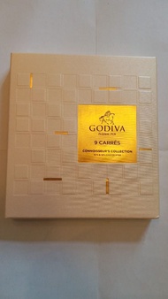 GODIVA Carré chocolate gift box 9 Carrés 9 pcs  朱古力禮盒 巧克力