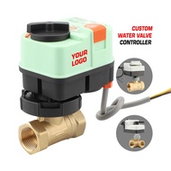 High Quality 0-10V 4-20mA AC24V DC24V Proportional Control Electric Valve Actuator with 1/2in 3/4in 
