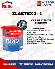 CHAMELEON BGG 1798T 20 KG / SAGE GREEN CAT TEMBOK EKSTERIOR NIPPON PAINT / ELASTEX PAILAN