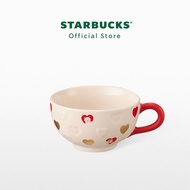 Starbucks Hearts &amp; Cats Pattern Mug 14oz. แก้วน้ำสตาร์บัคส์เซรามิก ขนาด 14ออนซ์ A11148934